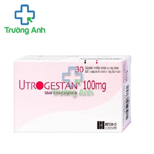 Utrogestan 100mg - Thuốc điều trị vô sinh, dọa sảy thai